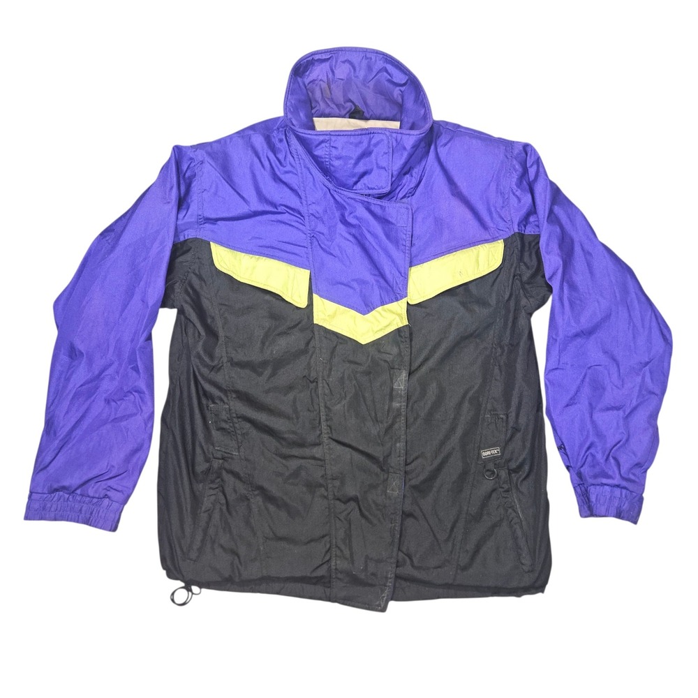 The North Face VTG 90s Gore-Tex Mountain Jacket Purple Black Sz W-14